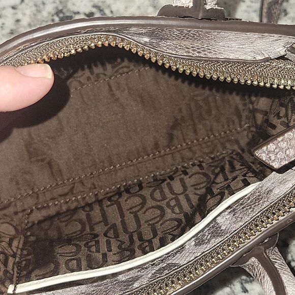 Henri Bendel Carlyle Micro Satchel Bag Snakeskin Print - Picture 12 of 17